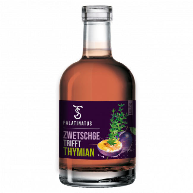 Zwetschge trifft Thymian - Likör, 18 % vol.
